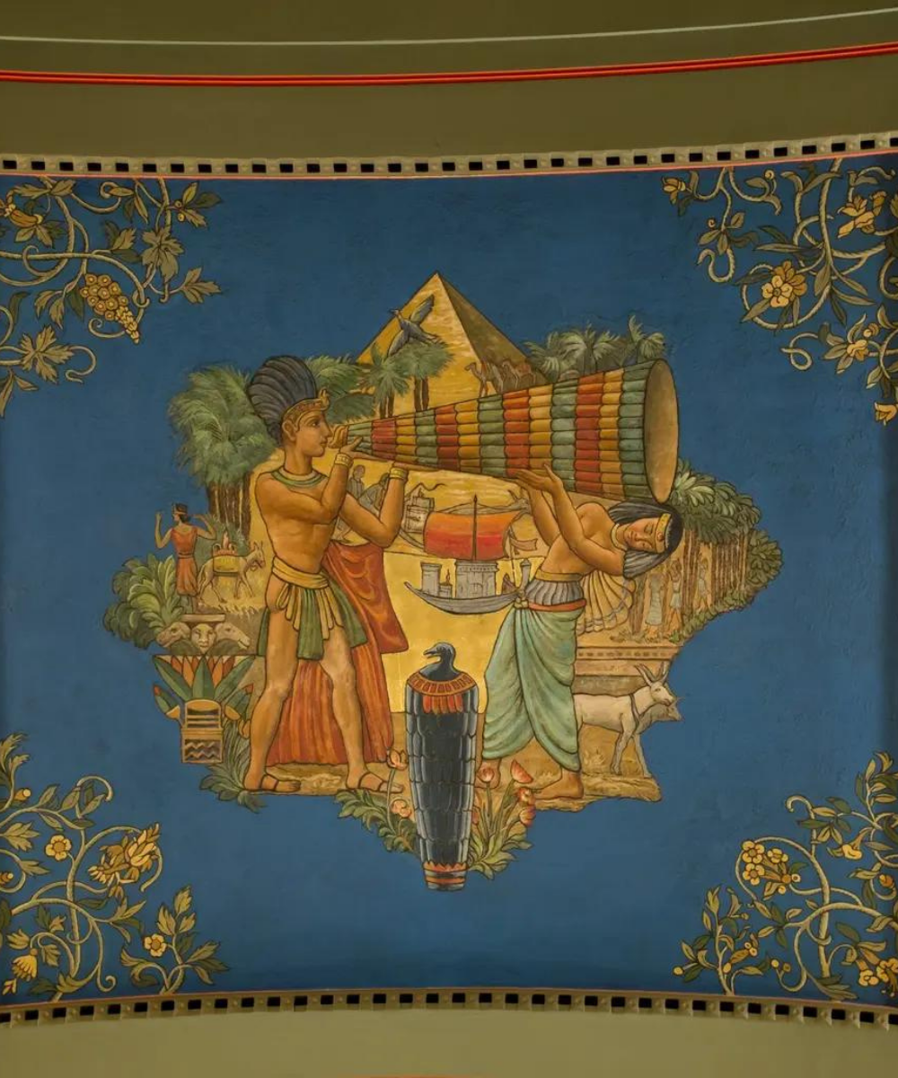 Explore the history of human communication through 100 Barclay’s ceiling murals