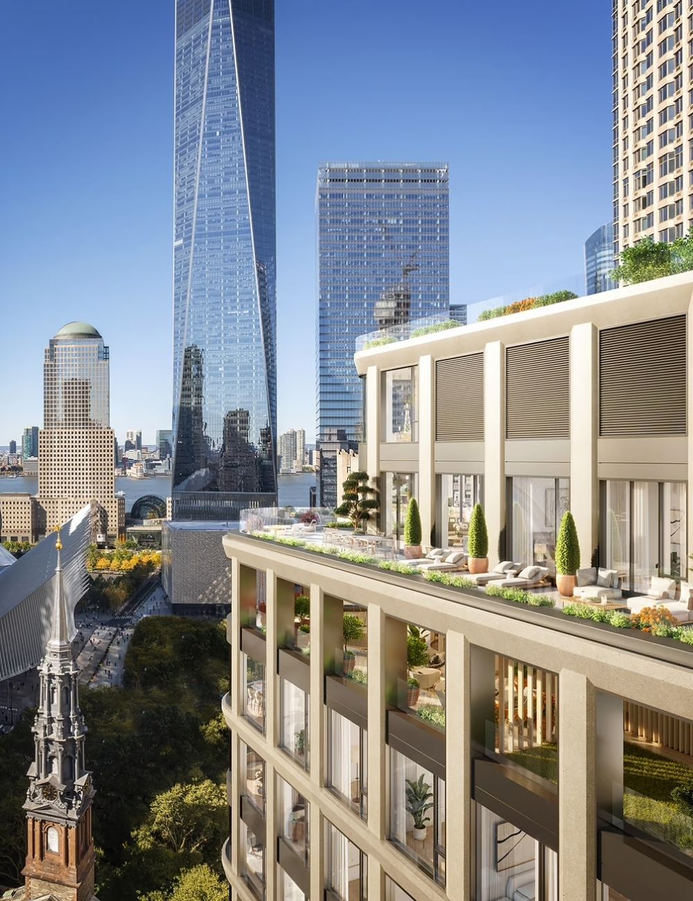 1 Park Row in the Financial District, Manhattan
