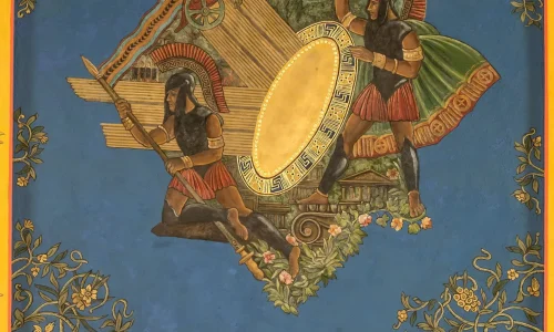Explore the history of human communication through 100 Barclay’s ceiling murals