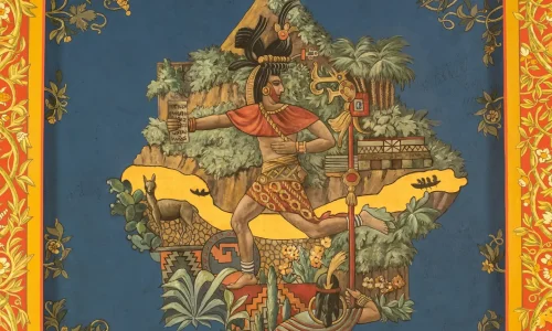 Explore the history of human communication through 100 Barclay’s ceiling murals